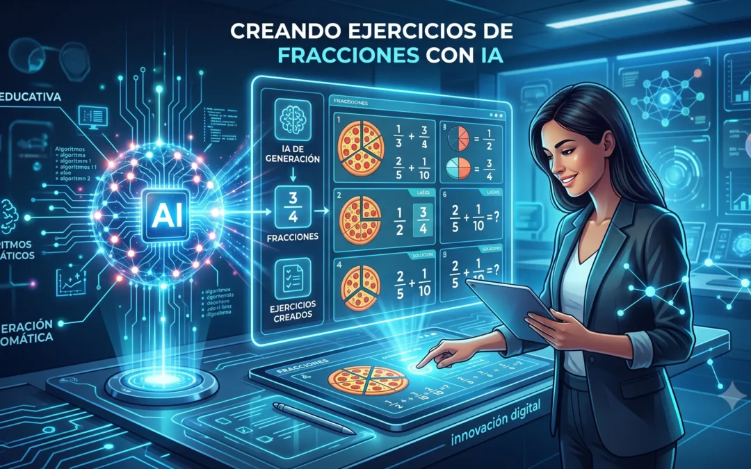 Cómo Crear Ejercicios de Fracciones con Inteligencia Artificial (Paso a Paso)
