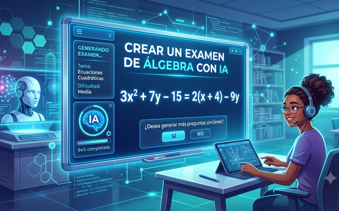 Cómo Crear un Examen de Álgebra con Inteligencia Artificial (Gratis)