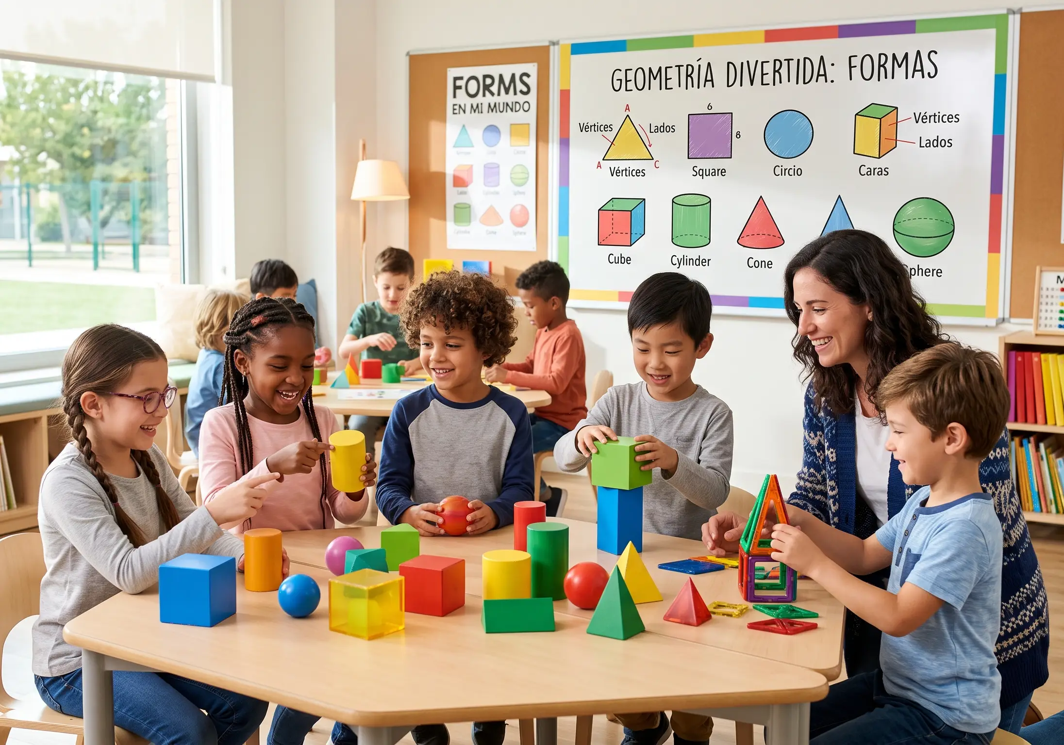 ChatGPT para explicar geometría a niños