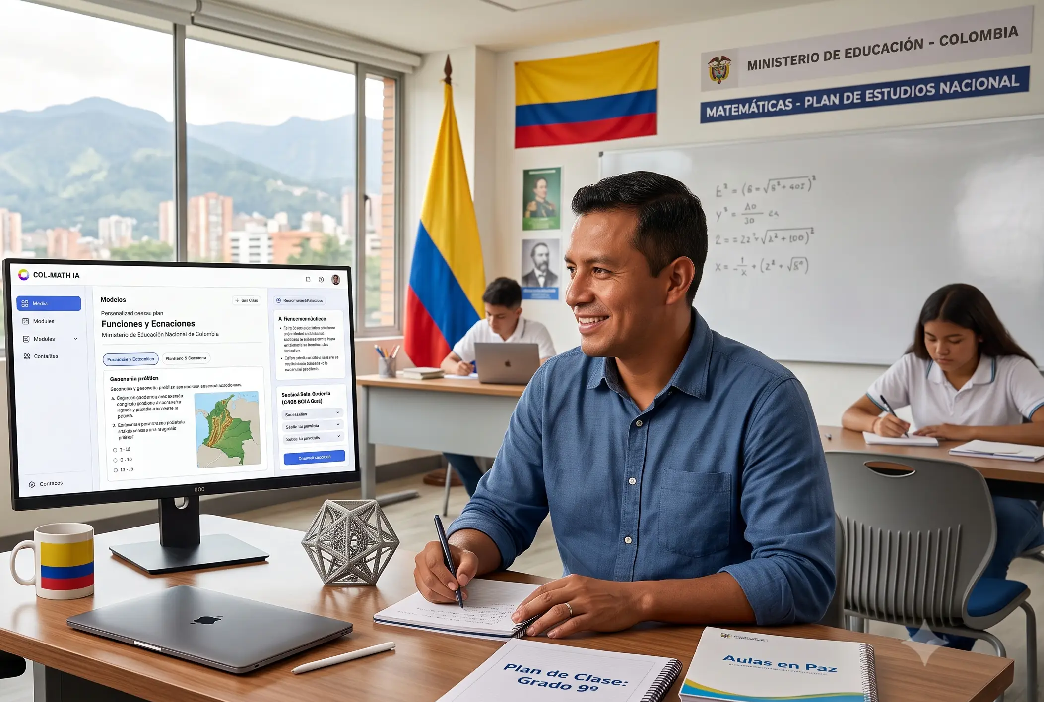 IA para docentes de matemáticas en Colombia