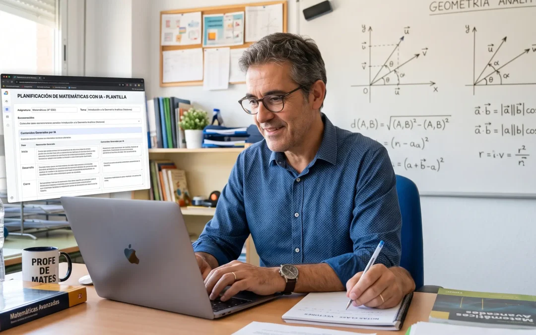 Plantilla de Planificación de Clases de Matemáticas con IA (Descarga Gratis)