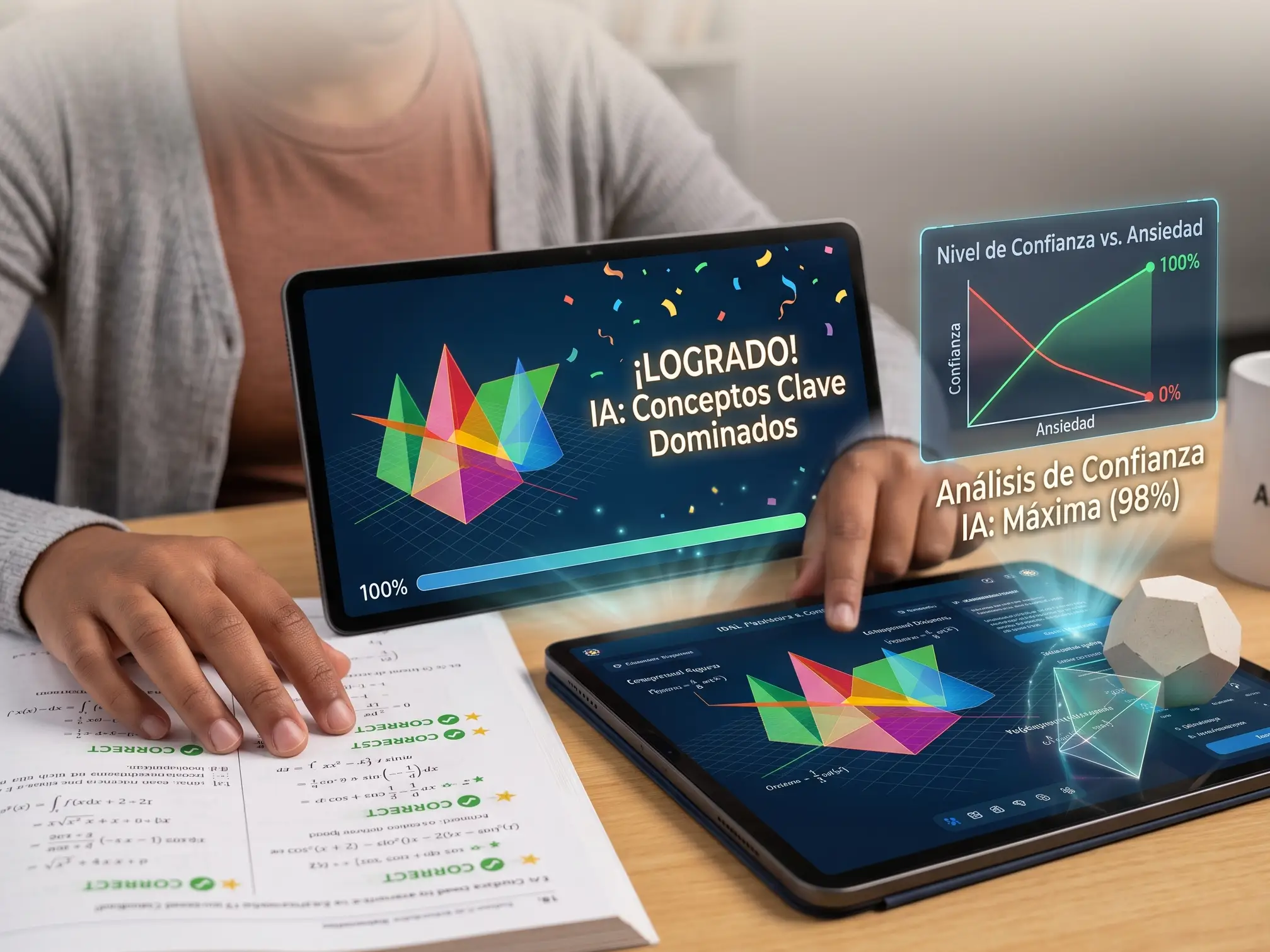 miedo a las matemáticas como puede ayudar la ia